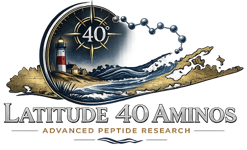 Latitude 40 Aminos Advanced Peptide Research Logo